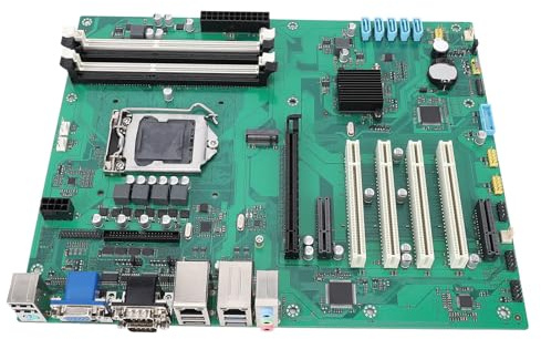 Plyisty Industrielles Motherboard, DDR3 LGA 1150 CPU der 4. Generation, 32 GB Speicher, 1080P-Videoausgang, mit VGA-HD-Multimedia-Schnittstelle, für Gaming Industrial