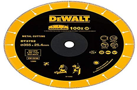 DEWALT Disco diamantato per troncatrice per metalli, DT3752-QZ