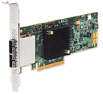 LSI SAS9207-8E Logic SGL SAS PCIE 12/3.3V CTLR 8Port Ext 6GB/S SATA Plus SAS
