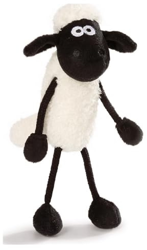NICI Peluche Shaun Le Mouton 15 cm – Peluches Moutons Douillets pour Filles, Garçons et Bébés – Jouets Doux à Câliner, pour Jouer et Dormir – Doudou Mouton – Cadeau Mignon – Cadeaux Naissance