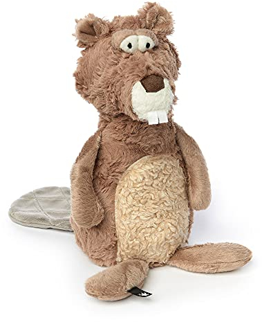 SIGIKID 42811 Co-Constructor BeastsTown Biber für Mädchen Jungen und Erwachsene Kuscheltier empfohlen ab 2 Jahren Braun/Biber