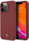 CG MOBILE Mercedes-Benz Handyhülle für iPhone 13 Pro in Rot mit Mikrofaser-Innenseite, Silikon glatt & kratzfest Schutzhülle mit einfachem Schnappverschluss, Stoßdämpfung & Signatur-Logo