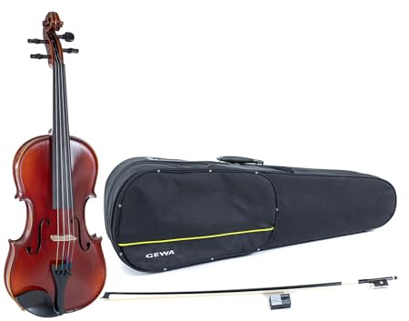 GEWA Set di violino Ideale VL 2 – 4/4 pronto per suonare, arco in carbonio, corde Larsen Aurora, astuccio per violino