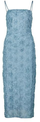 zero Damen Abendkleid mit 3D Blumen 38, Citadel