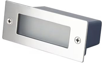 DUOAZJL Lámpara De Paso De Paisaje Al Aire Libre Moderna, Luz De Jardín Subterránea LED Rectangular De 5w, Focos Empotrados Para Exteriores Impermeables IP65 Luces De Esquina De Escalera(White)