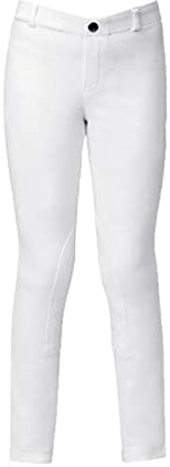 QSTDGVPW Pantalones de Montar para Niños Y Niñas, Pantalones Ecuestres Suaves para Niños, Accesorios de Regalo para Niños, Cintura Blanca 59cm