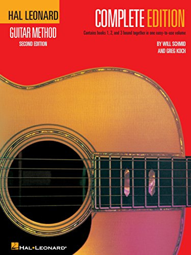 Hal Leonard Guitar Method Complete Edition, 2nd Edition | Beginner Guitar Lesson Book for Adults with Books 1, 2 and 3 | Acoustic and Electric Guitar with Chords, Technique, Sheet Music and TAB