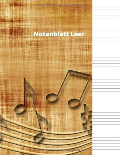 Notenblatt Leer: Notenblatt Leer, Leeres Notenblatt Papier, Notenblatt Leer Klavier