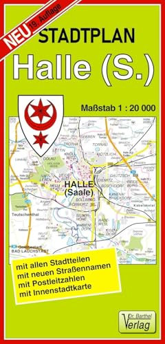 Stadtplan Halle (Saale): Maßstab 1:20000