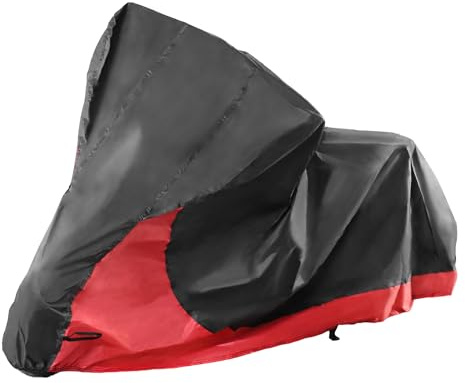 X AUTOHAUX XL 2 in 1 Motorcycle Cover for Harley Dyna Softail Fatboy FLFBS