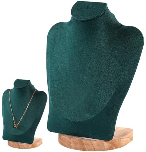 Soporte De Exhibición De Collar De Terciopelo, Soporte De Busto, Modelo De Retrato, Colgante De Cuello, Estante De Almacenamiento para Exhibición De Joyería, Soporte para Collar