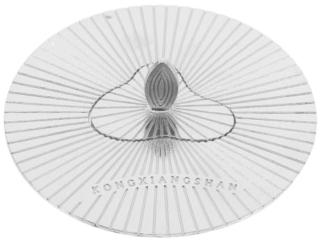ELAYARD Coperchio Topper Elegante per Rotondo in Lega Argento Candela per Fusione Uniforme da 3,5 Pollici Accessorio Portatile per Aromaterapia e Ambienti Moderni