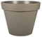 EDA - Pot de Fleur Rond Toscane Ø 60 cm - Volume 76 L - Ø 59 x H.47 cm - Taupe