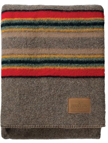 PENDLETON ZA162-52553 Mineral Umber Blanket Queen
