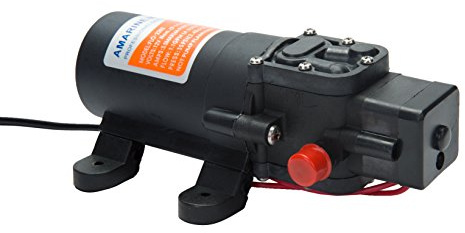 Amarine Made 12v Water Pressure Diaphragm Pump Self Priming Pump 4.3 L/min 1.1 GPM 35 PSI RV Water Pump for Caravan Boat Marine Agricultural