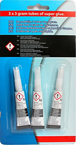 DLP Colle Forte Instantanée Super Glue 3x3 Gr Transparent Haute Viscosité