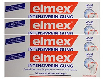4x ELMEX Intensivreinigung Spezial Zahnpasta 50ml 08794198 Zahncreme