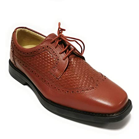 Manz Softflex Ago H Cow-Milled Gummi Herren Schuhe Schnürhalbschuhe 148005-03 Brandy (43 EU)