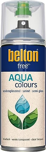 belton free Wasserlack Klarlack seidenglänzend, farblos, 400 ml - Geruchsneutral