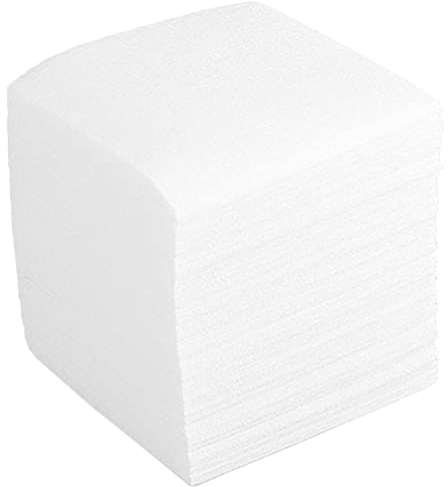 ULTECHNOVO Brillenputztücher 300 Fusselfreie Tücher Einweg-Reinigungstücher Reinraumtücher Zellulose-Polyester-Mischung Labortücher Trockene Staubfreie Tücher 6 Zoll Mikrofasertücher