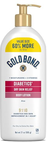 Gold Bond Diabetic Body Lotion for Dry Skin, Value Size, 21 Oz
