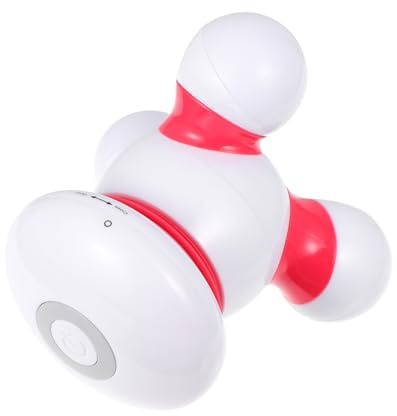 Anneome Mini Masseur Portable Électrique Usb Rouge Masseur Corporel Compact Outil De Massage Multifonction Pour Épaules Et Dos Soulagement Musculaire à Domicile Bureau