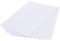 HEIHAK 6 PCS 40x30x0.3cm White Acrylic Boards, Multi-Function Acrylic Sheets for Display Board, Handicraft Model Making