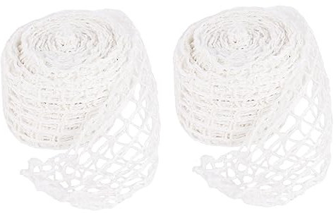 Garneck 2 Rolls String for Meat Sausage Netting Roll Elastic Food Nets for BBQ Kitchen Netting for Cooking