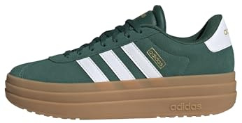 adidas Damen VL Court Bold Shoes, Collegiate Green/Cloud White/Gold Metallic, 42 2/3 EU