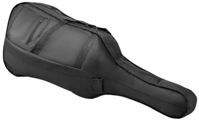 VEVOR Étui pour Violoncelle 4/4, en Nylon, Léger Portable, Poignée Renforcée, Double Bandoulière, Anti-rayures, Forme Violoncelle Professionnelle, Transport Confortable à l'Épaule ou à la Main, Noir