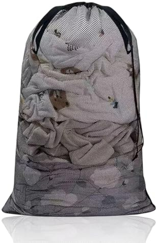 Laundry Bags for Washing Machine,Mesh Laundry Bags,Net L-aundry B-ags for Delicates, Bra, Shoe, Socks, Baby Clothes,60×90cm Durable Washing Machine B-ag with Drawtring