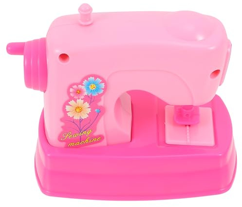 Gatuida Machine à Coudre Mini en Plastique Lisse Rose, Appareil Électroménager Simulé pour Garçon et Filles, Créatif Léger et Compact, pour Jeu D'imitation et Couleur Couleur Aléatoire