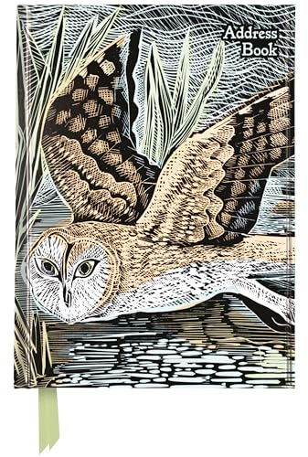 Adressbuch DIN A5: Angela Harding, Sumpfeule: Unser hochwertiges Adressbuch mit festem, künstlerisch geprägtem Einband und Magnetverschluss (Premium Notizbuch DIN A 5 mit Magnetverschluss)