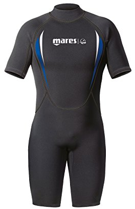 Mares Herren Neoprenanzüge Manta, Schwarz, S6, 412532