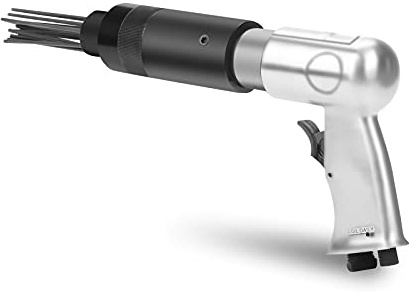 Pistola Pneumatica Antiruggine, 19 Aghi in Acciaio, 3000 Colpi al Minuto, per Rimozione Ruggine