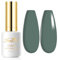 UV Nagellack, Eukalyptus Grün Gellack Nagellack Gel für UV Nagellampe Langlebige Maniküre Nagelgellack Soak Off Nail Gel Polish (Erfordert Trocknung unter UV-LED-Lampe)