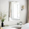 Artloge Specchio da Parete ingresso Rettangolare: 70x50cm Specchio Bagno Senza cornice Decorativo da Parete Moderno Argento Vetro con Bordo Smussato per Camera Letto Corridoio Entrata