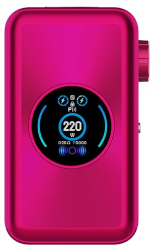 Vaporesso GEN MAX Mod - 220W Box Mod Support 510 Thread Atomizer itank T Tank, DTL Vaping, Battery (Not Included), 0.96 Inch TFT Screen E-Cigarette Vaporizer No Nicotine (Rosa caldo)