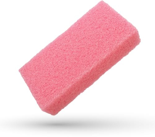 LaRosa PUMICE SPA Éponge Ponce Intégrale – Rose avec Texture Rugueuse