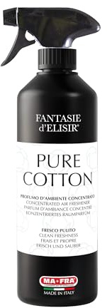 Mafra - Fantasie d’Elisir Pure Cotton, Format 100ml, Raum- und Autoduft, Duftnote Frische und Saubere Baumwolle