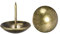 sourcing map Tapicería Clavos Tachuelas 25mm Diámetro 25mm Altura Antiguo Redondo Pulgar Empuje Pasadores Bronce Tono para Muebles Sofá Cabeceros, 50 Piezas