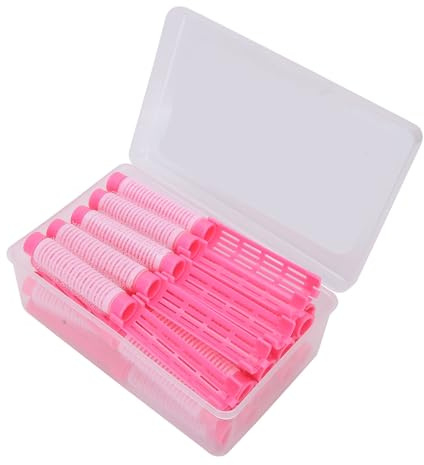 Yinhing Lot de 20 bigoudis pour permanente de coiffure, en plastique/résine, adaptés aux cheveux bouclés, ondulés, légers, durables, matériaux de qualité supérieure, faciles à utiliser, de nombreuses