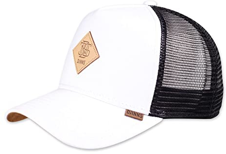 Djinns Trucker Cap HFT Cap Jersey Patch White Weiß, Size:OneSize