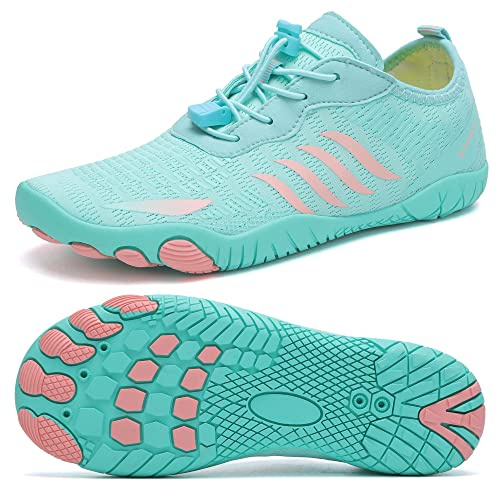 LinSmart Chaussures Pieds Nus Hommes Femmes Chaussures de Marche légères Large boîte d'orteils pour extérieur Marche Conduite Plage etc