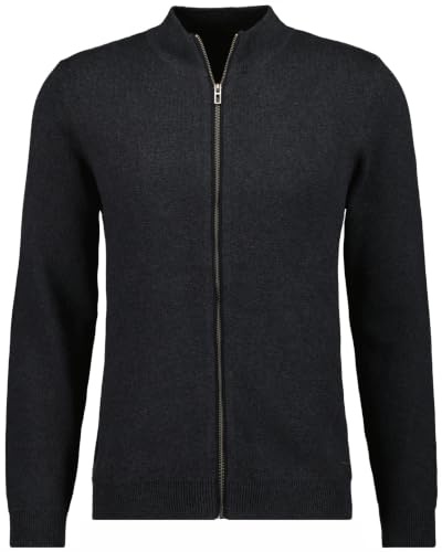 RAGMAN Cardigan à col montant pour homme en coton/cachemire