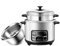 Cuociriso (2-5L) Cuociriso multifunzione in acciaio inox 201 for la casa, piccoli elettrodomestici che possono ospitare fino a 1-7 persone 220-240V US/EU(2L)