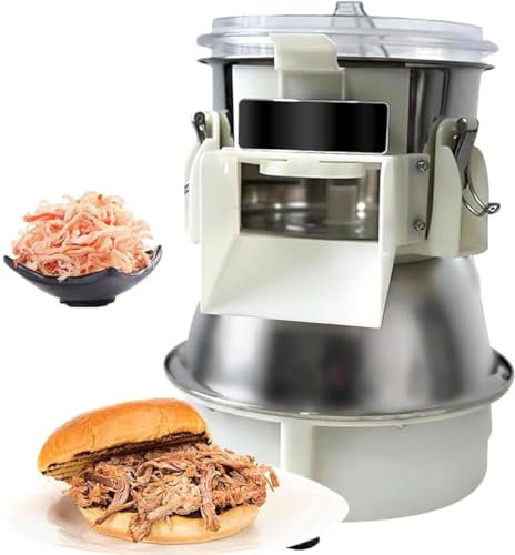 Desmenuzadora De Pollo Eléctrica, Procesador De Alimentos Automático, Desmenuza Una Pechuga De Pollo Entera En 10 Segundos, Silencioso, Cuchilla Extraíble, Fácil Limpieza