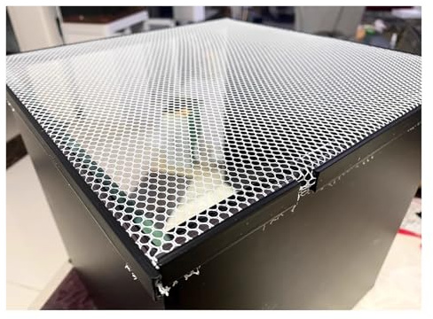 PEYNIR Tapa de Acuario Tapa magnética para Acuario Tamaño Ajustable Rectángulo Cubiertas para terrarios Capucha para Acuario Malla Anti-Redes saltadoras(L23.6xW13.8in/60x35cm)