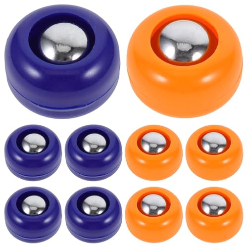 GOOHOCHY 20 pezzi Palle Curling Mini Shuffleboard e Bowling da Tavolo Accessori Resistenti in PP per Giochi Sportivi Indoor e Outdoor per Casa e Ufficio Famiglia e Amici