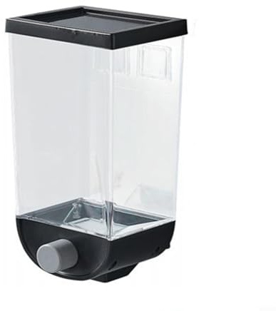 CashMuch Barattolo per alimenti da parete per cereali sfusi, contenitore in PP da 1 L/1,5 L con base antiscivolo, facile da pulire, dispenser per organizzare la dispensa della cucina